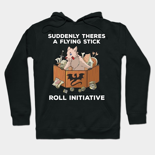 RPG Pen and Paper PnP Dog Roleplaying Dogs Meme DM Gift Idea Hoodie by TellingTales